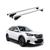 Menabo Barras de Techo Coche Baca para Peugeot 2008 2019-2025 Gris Aluminio 2Pza
