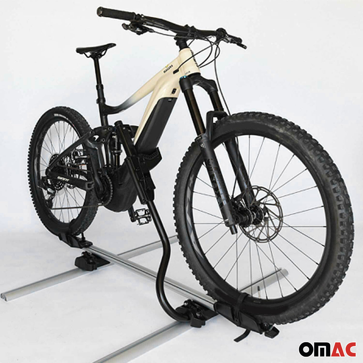 Portabicicletas de Techo para Bicicletas Universal Gris Negro Aluminio