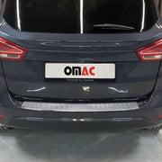 Protector de Parachoques Trasero para Ford B-Max 2012-2018 Plata Brillante Acero