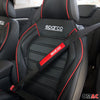 Sparco Cubierta de Para Volante de Automóvil Universal Negro Rojo