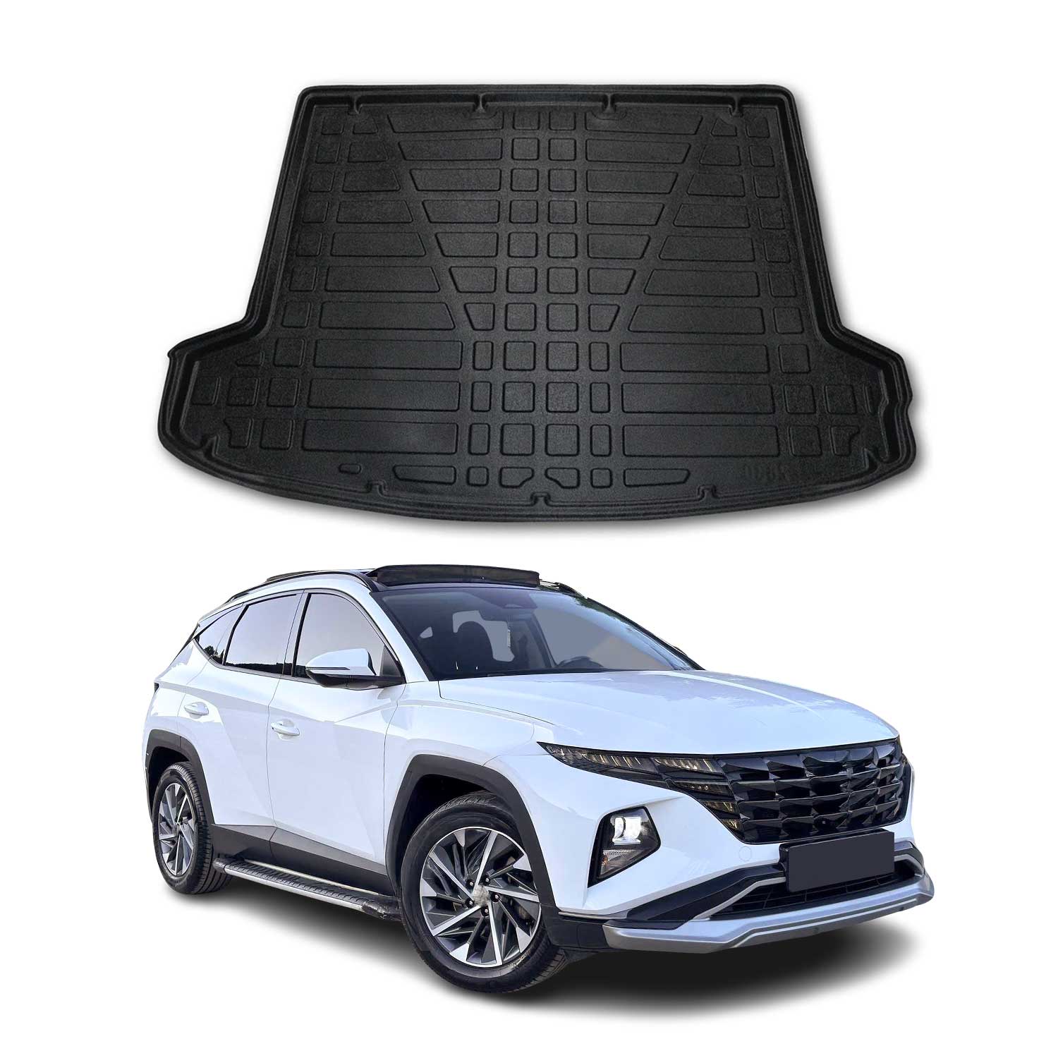 OMAC Bandeja Maletero Alfombrilla para Hyundai Tucson NX4 2021-2025 Elite Plus