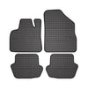 OMAC Alfombrillas De Coche para Citroen DS5 2011-2015 Negro Goma 4Pza