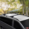 Rieles & Barras de Techo Coche para VW Caddy 2015-2020 Kurz Negro Aluminio 4Pza