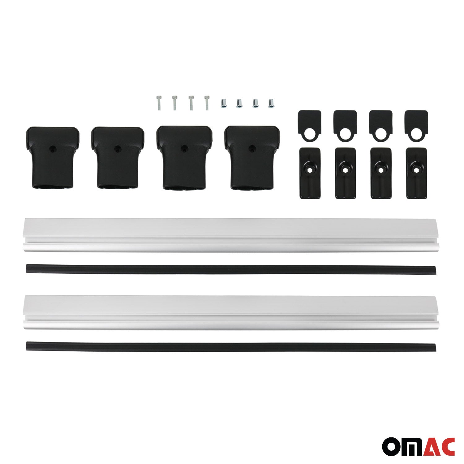 Portaequipajes Barras de Techo para Ford Transit Tourneo Custom 2013-2022 Gris