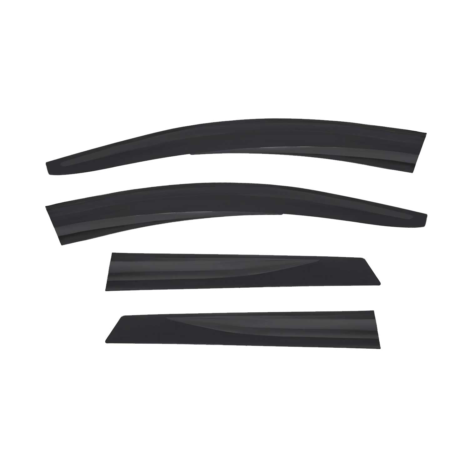 Deflectores de Aire de Viento para Dacia Duster 2018-2021 Oscuro Acrílico 4Pza