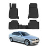 OMAC Alfombrillas De Coche para BMW Serie 3 E90 2005-2013 Negro Goma TPE 4Pza