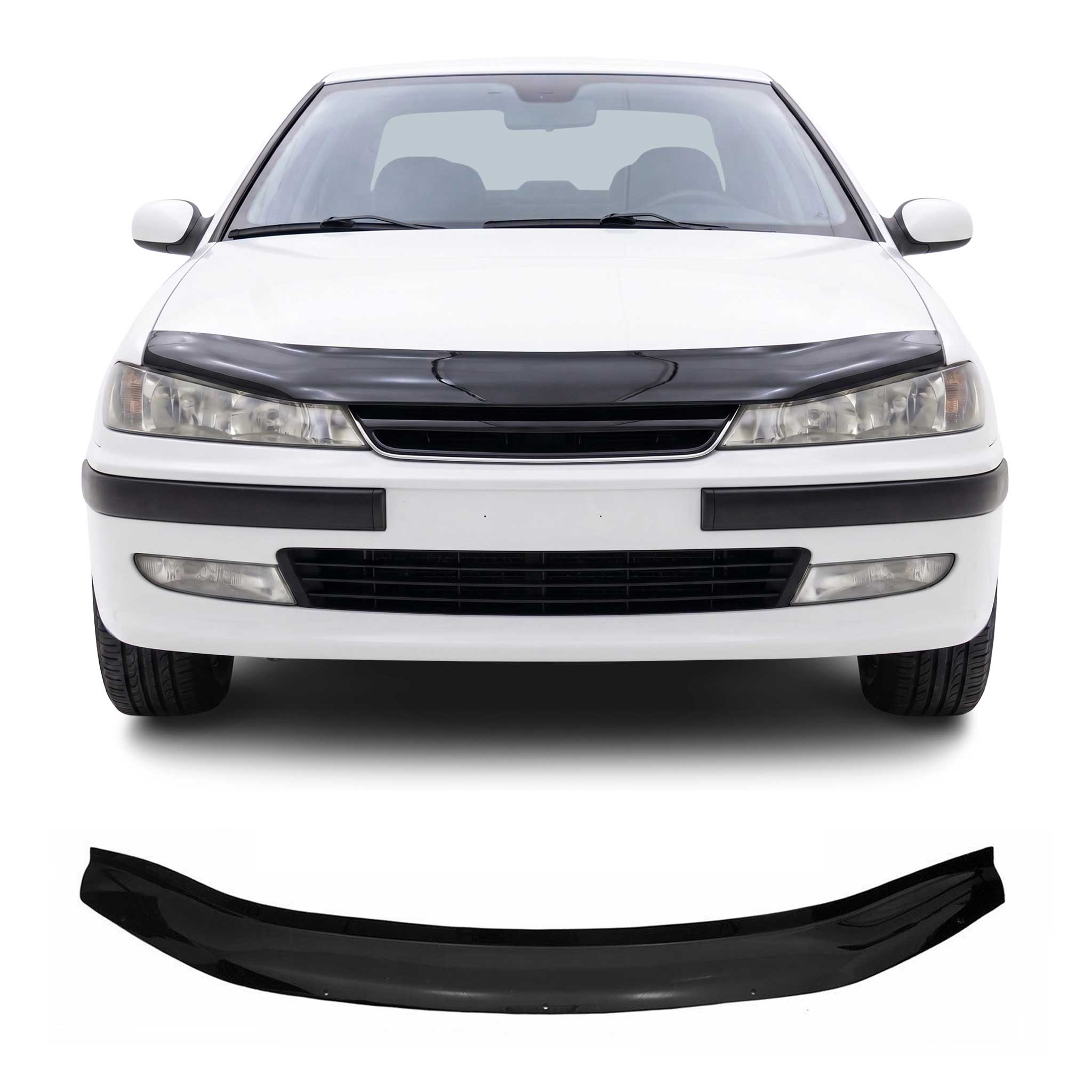 Deflector de Capó para Peugeot 406 1999-2005 Oscuro Brillante Acrílico