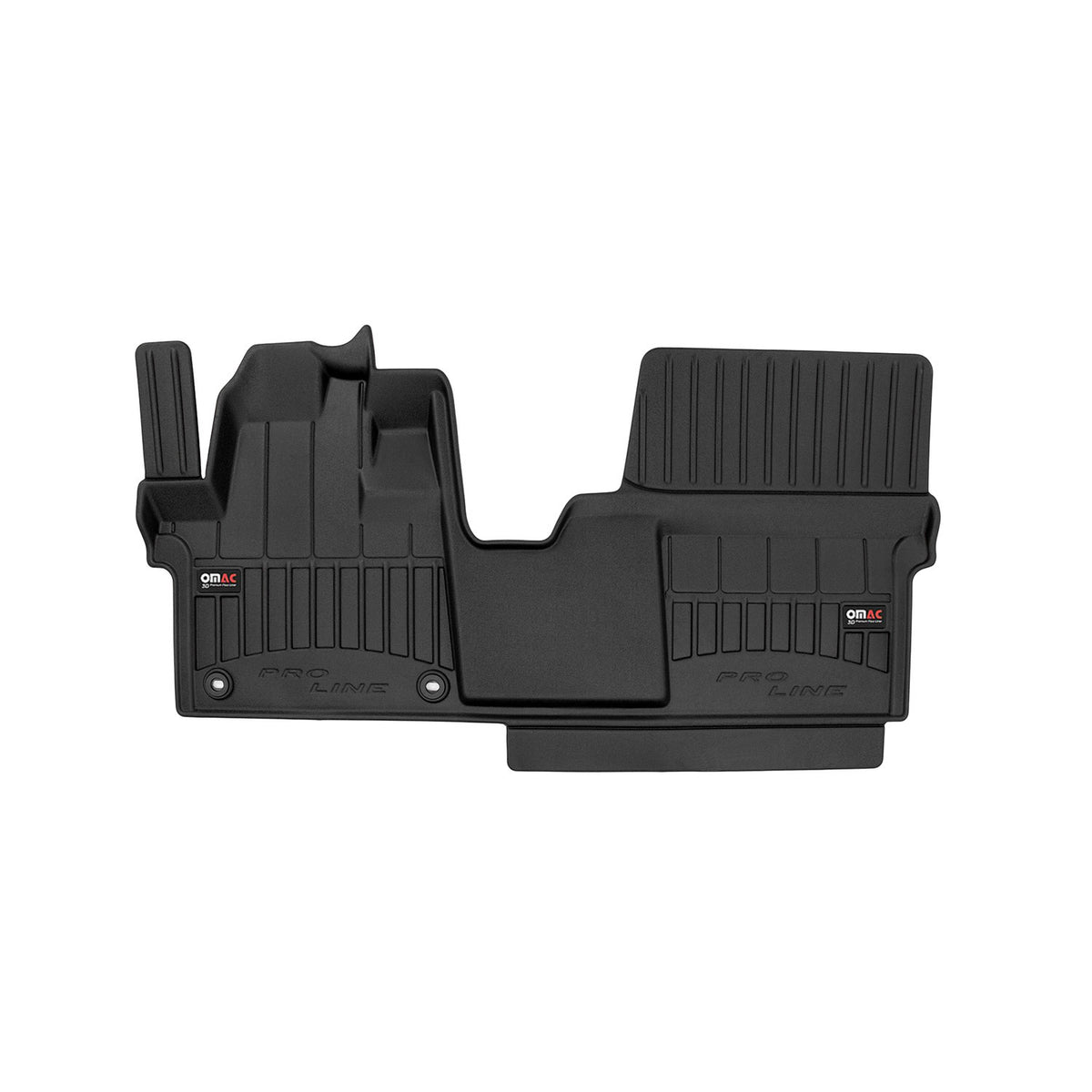 OMAC Premium Alfombrillas De Coche para Peugeot Expert 2016-2025 Negro TPE Goma