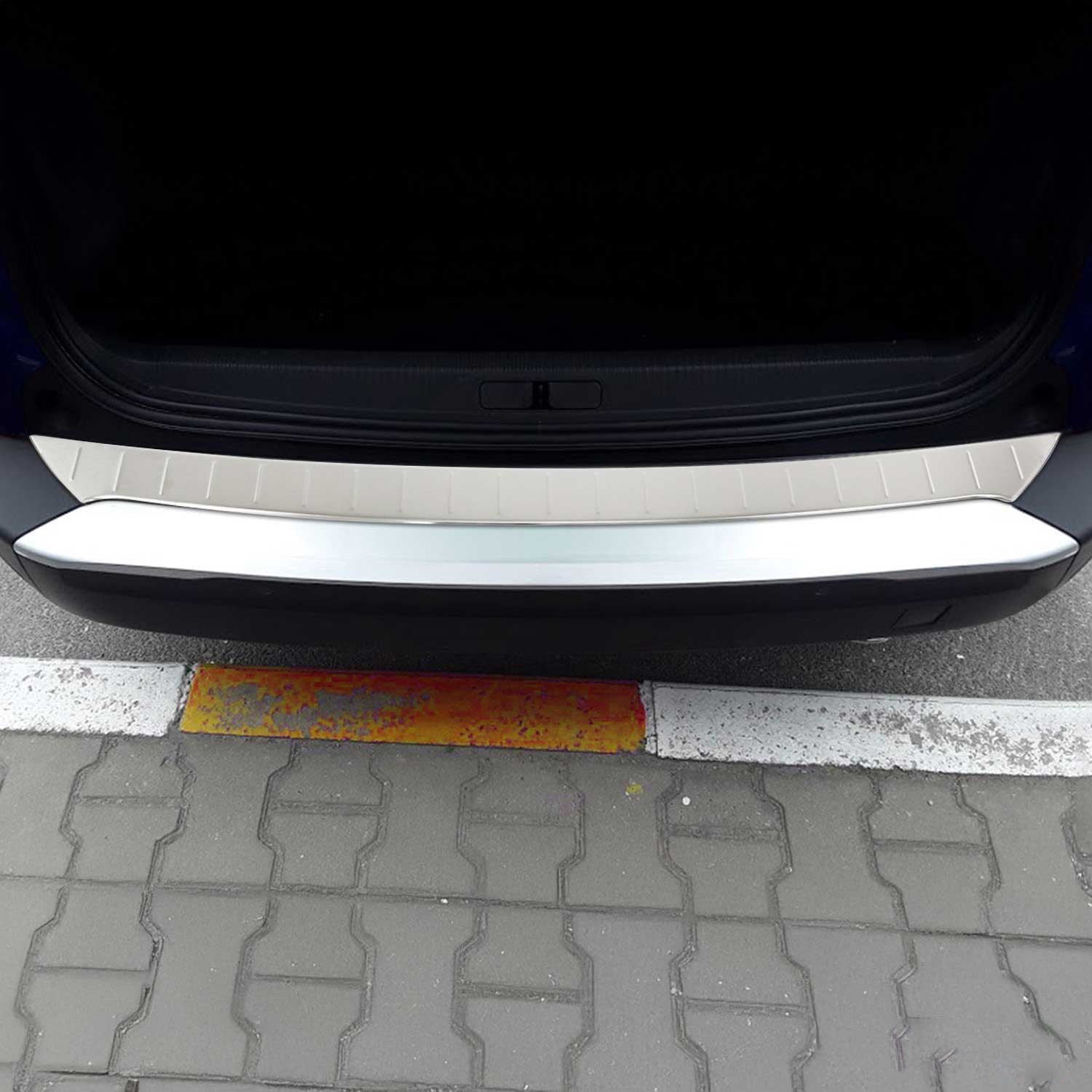 Protector de Parachoques Trasero para Peugeot 2008 2019-2025 Acero cepillado