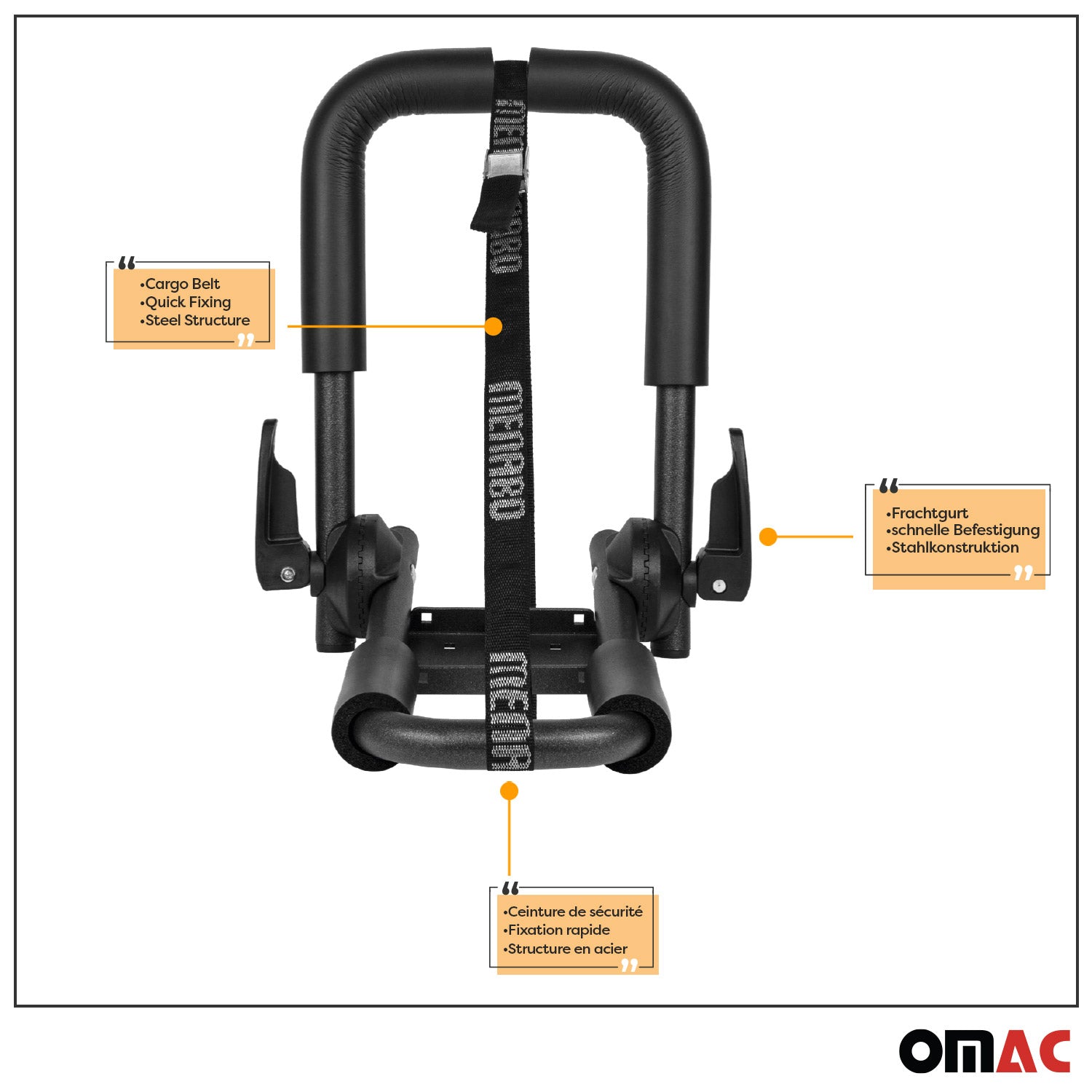 Menabo Niagara Kayak soporte para Canoa coche soporte Portabarcos para Universal