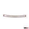Protector Parachoques para Opel Meriva B 2010-2017 Plata Brillante Acero