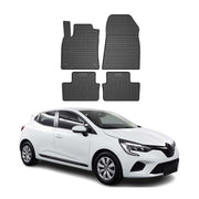 OMAC Alfombrillas De Coche para Renault Clio 2019-2025 Negro Goma 4Pza
