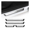 Placa del coche Umbral Cubierta para VW Tiguan 2016-2025 Acero cepillado