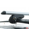 Menabo Barras Techo Baca para Opel Corsa Familiar 2000-2006 Gris Aluminio 2Pza