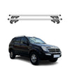 Menabo Barras de Techo Baca para Ssangyong Rexton Y200 2001-2006 Gris Alu 2Pza