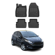 OMAC Premium Alfombrillas De Coche para Ford Fiesta 2008-2017 5puertas Goma 4x