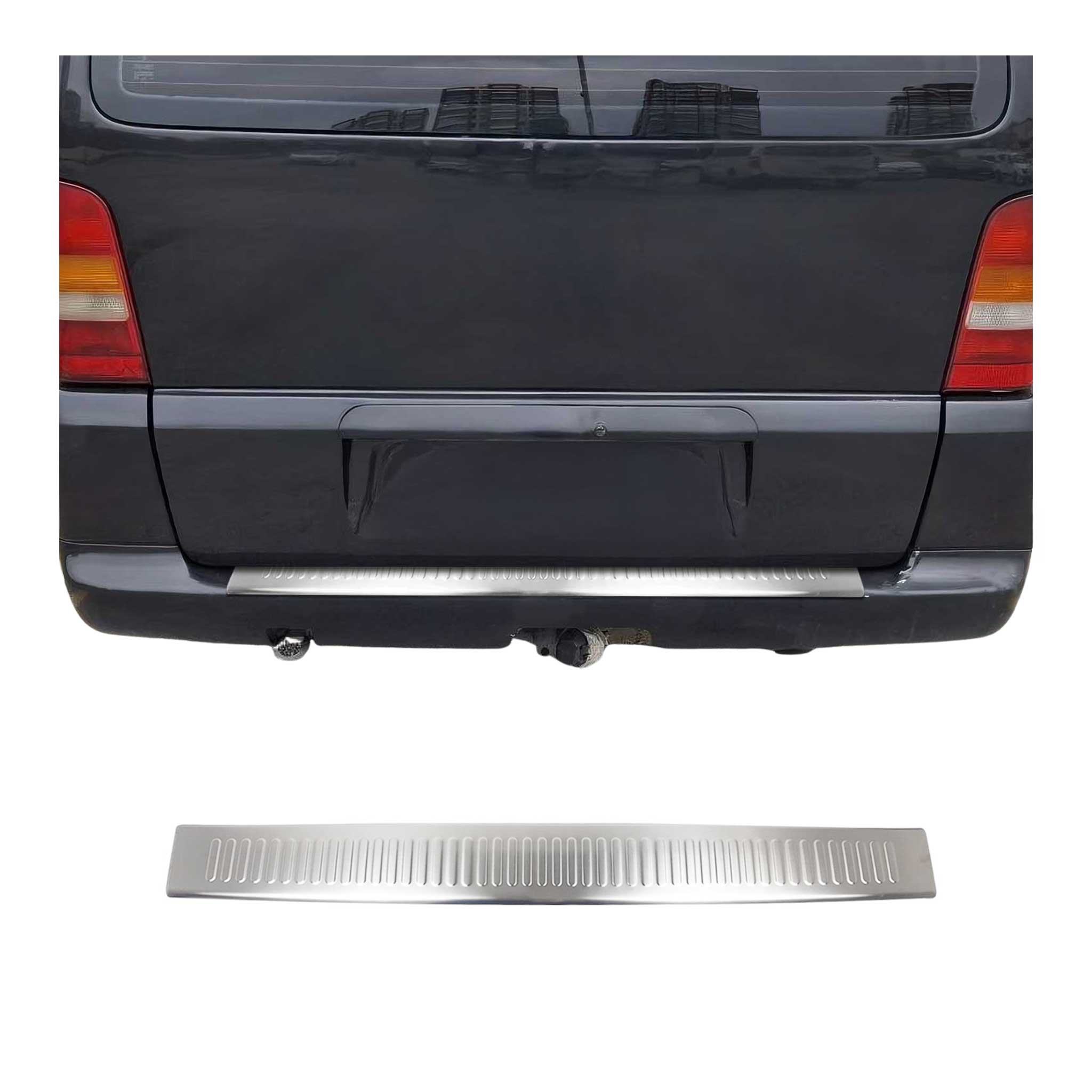 Protector Parachoques para Mercedes Vito W638 1996-2003 Acero cepillado