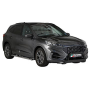 Bull Barra Frontal para Ford Kuga III 2019-2026 Negro Brillante Acero 1Pza