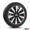 Sparco Lazio Tapacubos 16" pulgadas Universal Negro Plata ABS Plástico