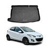 OMAC Bandeja Maletero Alfombrilla para Mazda 2 2007-2014 Negro Goma TPE 1Pza