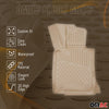 OMAC Alfombrillas De Coche para BMW X3 E83 2003-2010 Beige Goma TPE 4Pza