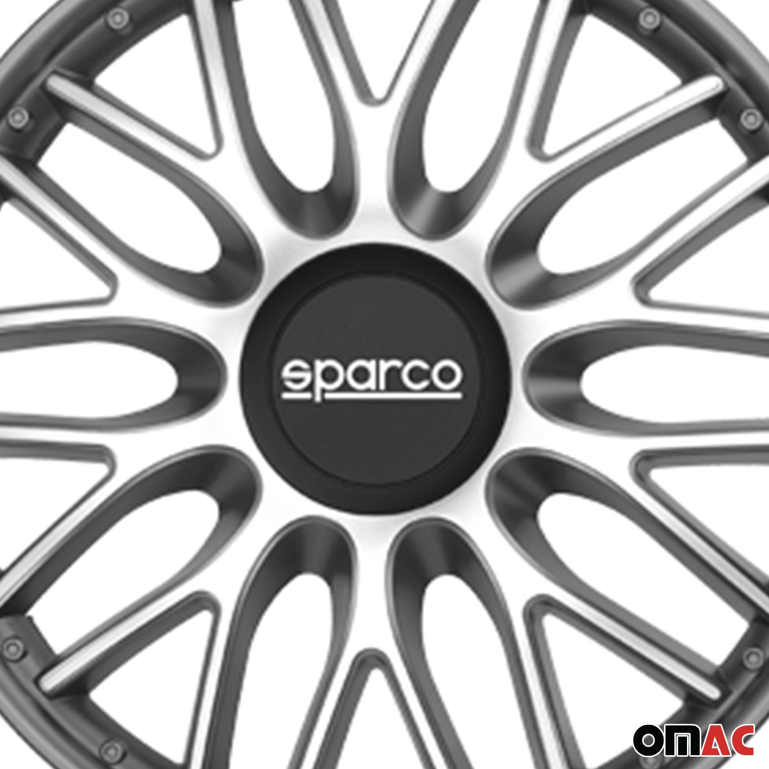 Sparco Roma Tapacubos 16" pulgadas Universal Plata ABS Plástico