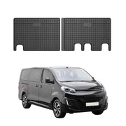 OMAC Alfombrillas De Coche para Citroen Jumpy 2. línea 2016-2025 Negro Goma 2Pza
