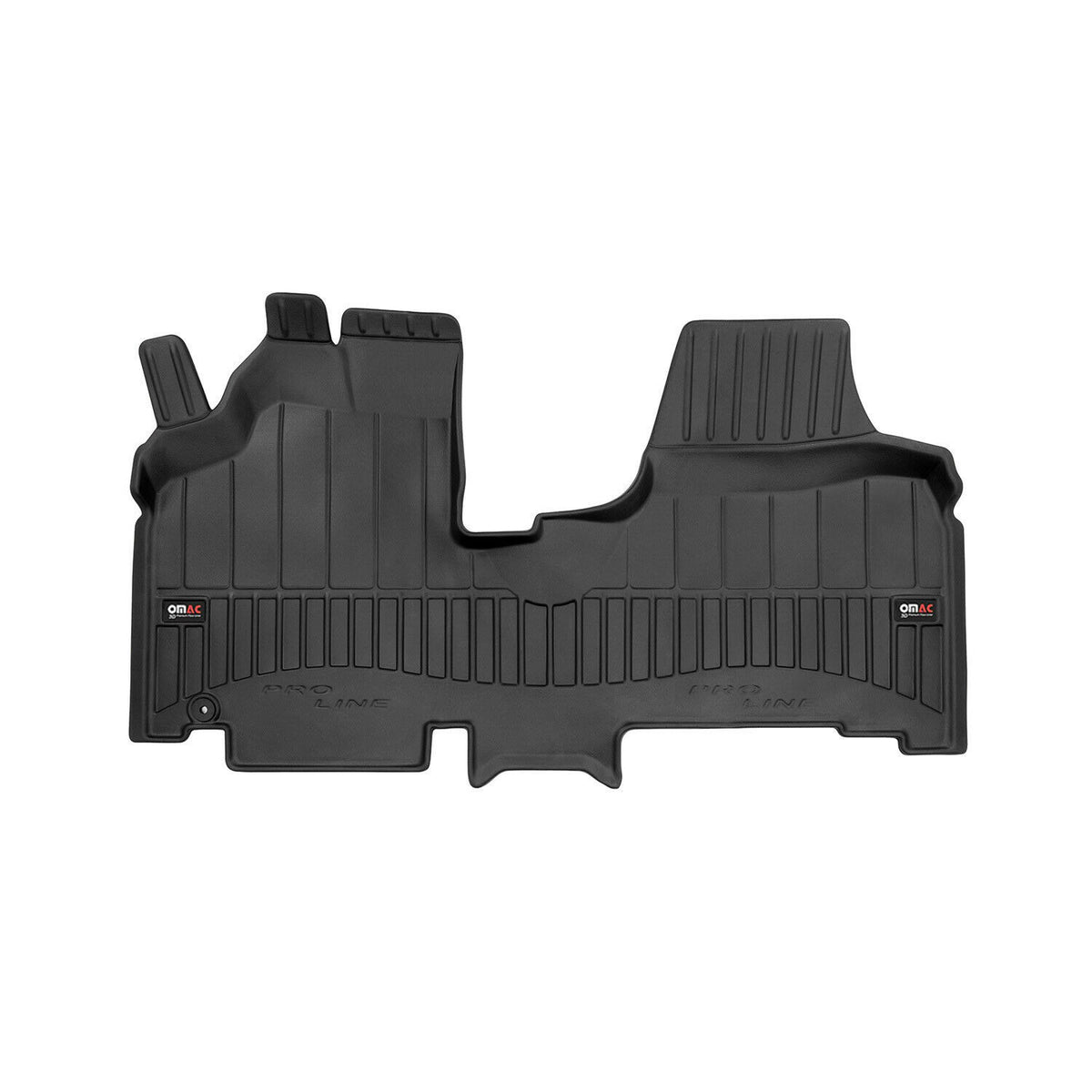 OMAC Premium Alfombrillas De Coche para Peugeot Expert 2006-2016 Negro TPE Goma