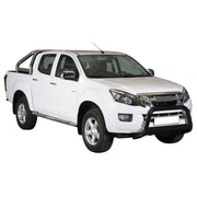 Bull Barra Frontal para Isuzu D-Max 2012-2019 Negro Brillante Acero