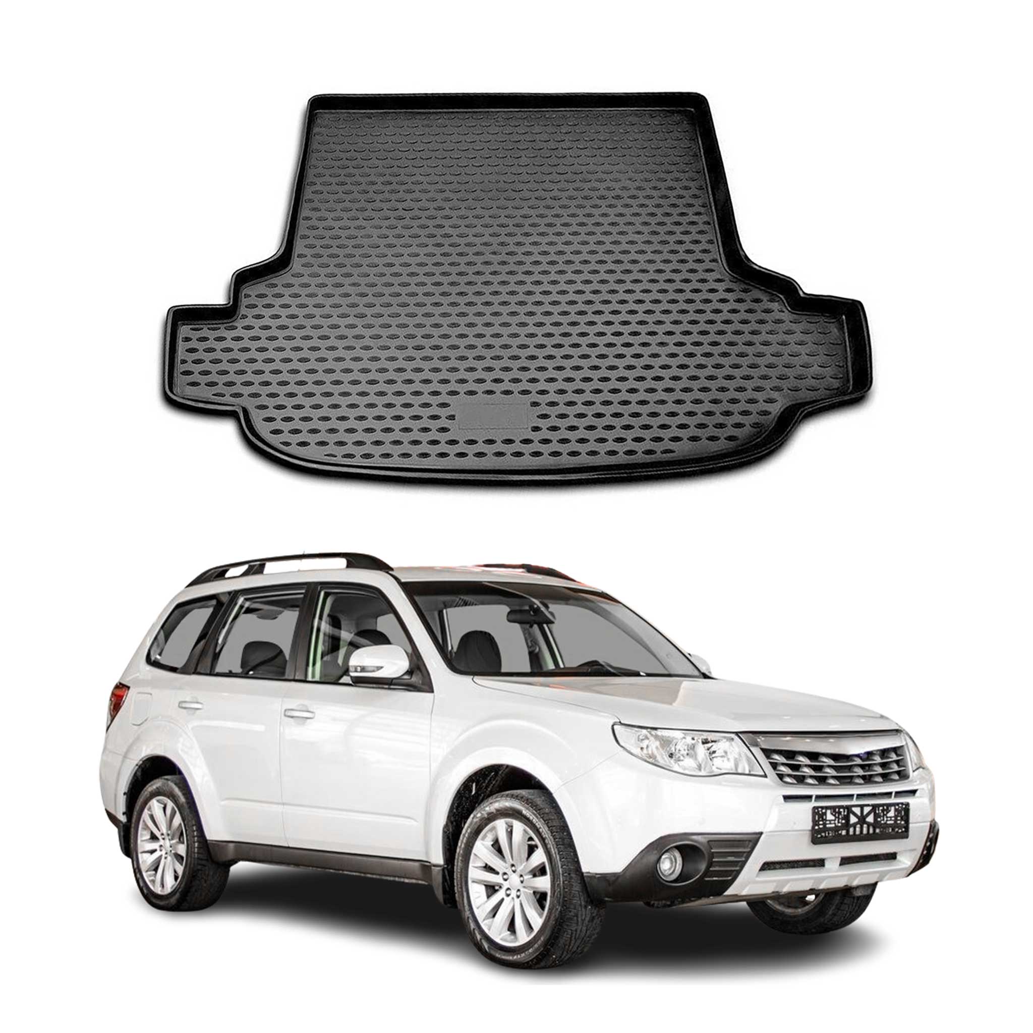 OMAC Bandeja Maletero Alfombrilla para Subaru Forester 2.5 XT 2009-2013 TPE