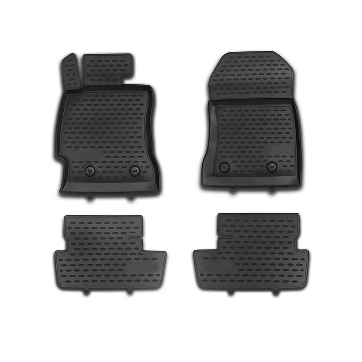 OMAC Alfombrillas De Coche para Toyota GT 86 2012-2020 Negro Goma TPE 4Pza