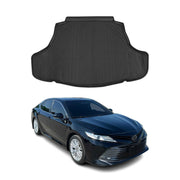 OMAC Bandeja Maletero Alfombrilla para Toyota Camry 2018-2020 Negro Goma TPE