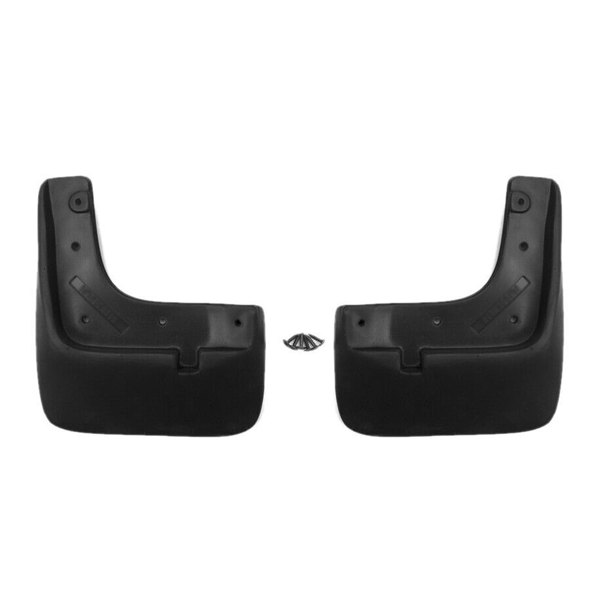 Juego de Guardabarros Trasero para Ssangyong Kyron Actyon 2005-2021 Negro Mate