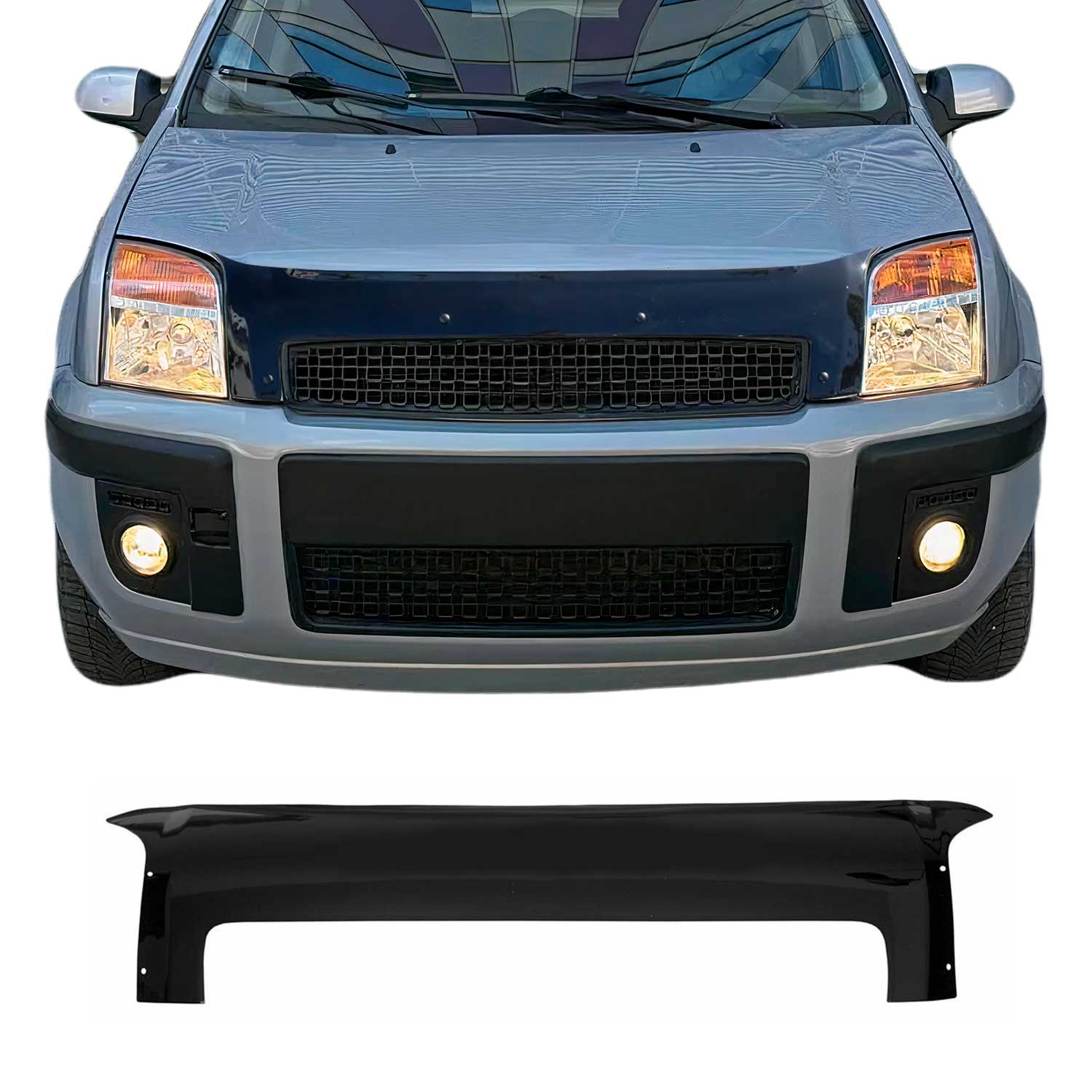 Deflector de Capó para Ford Fusion 2002-2012 Oscuro Brillante Acrílico