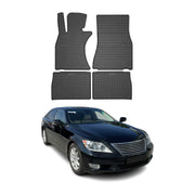 OMAC Alfombrillas De Coche para Lexus LS IV 2006-2017 Negro Goma 4Pza