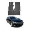 OMAC Alfombrillas De Coche para Lexus LS IV 2006-2017 Negro Goma 4Pza