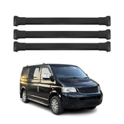 Barras de Techo para VW T5 T6 T6.1 Transporter Multivan Caravelle 2003-2024 3Pza