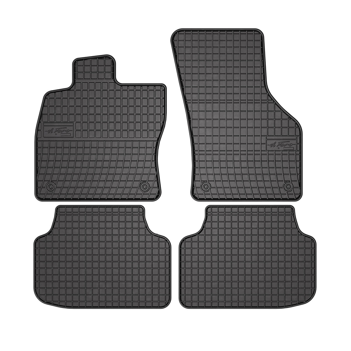 OMAC Alfombrillas De Coche para Skoda Octavia 2019-2024 Negro Goma TPE 4Pza