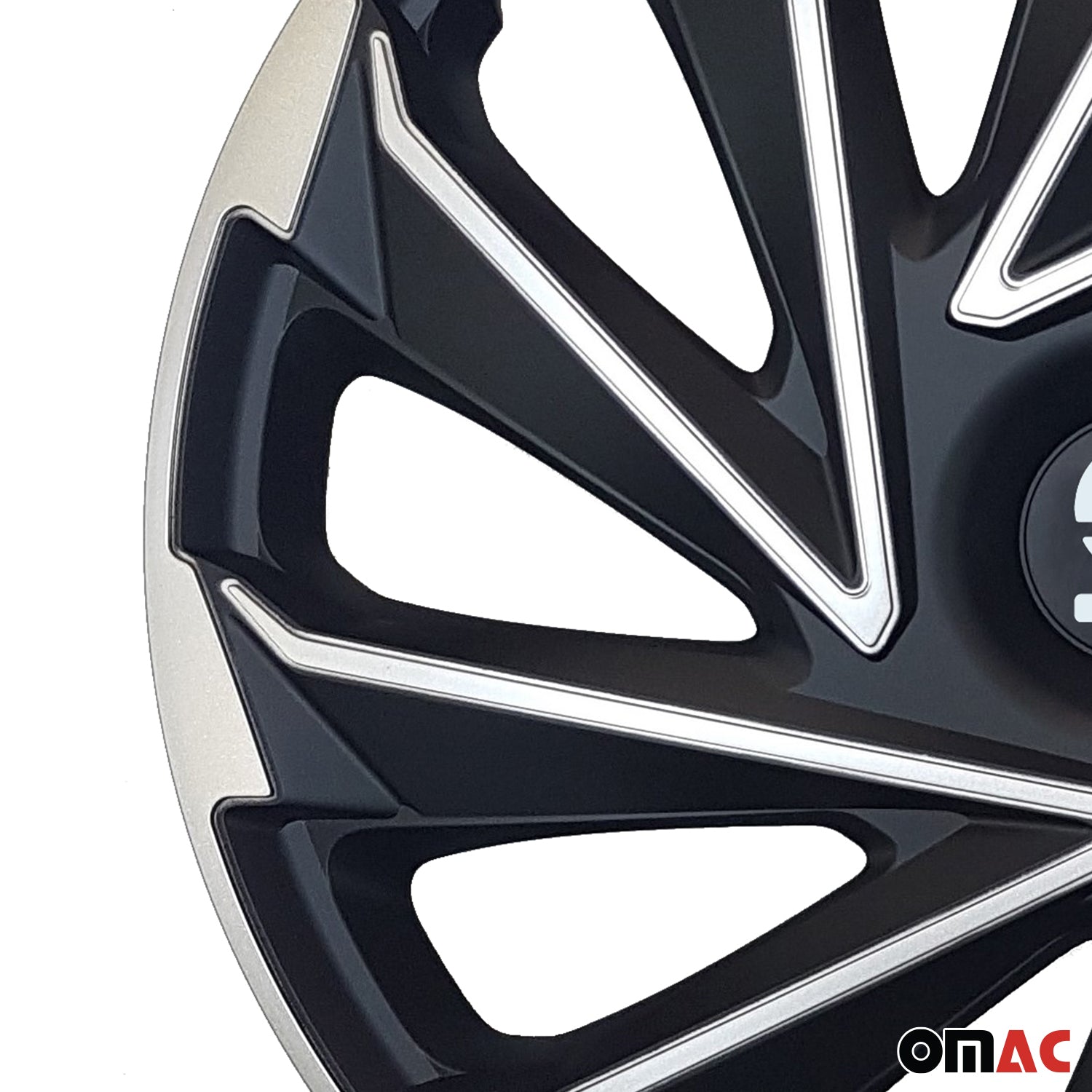 Sparco Varese Tapacubos 15 Pulgadas Universal Negro Plata ABS Plástico