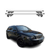 Menabo Barras Techo Baca para Audi A4 B6 Familiar 2000-2004 Gris Aluminio 2Pza