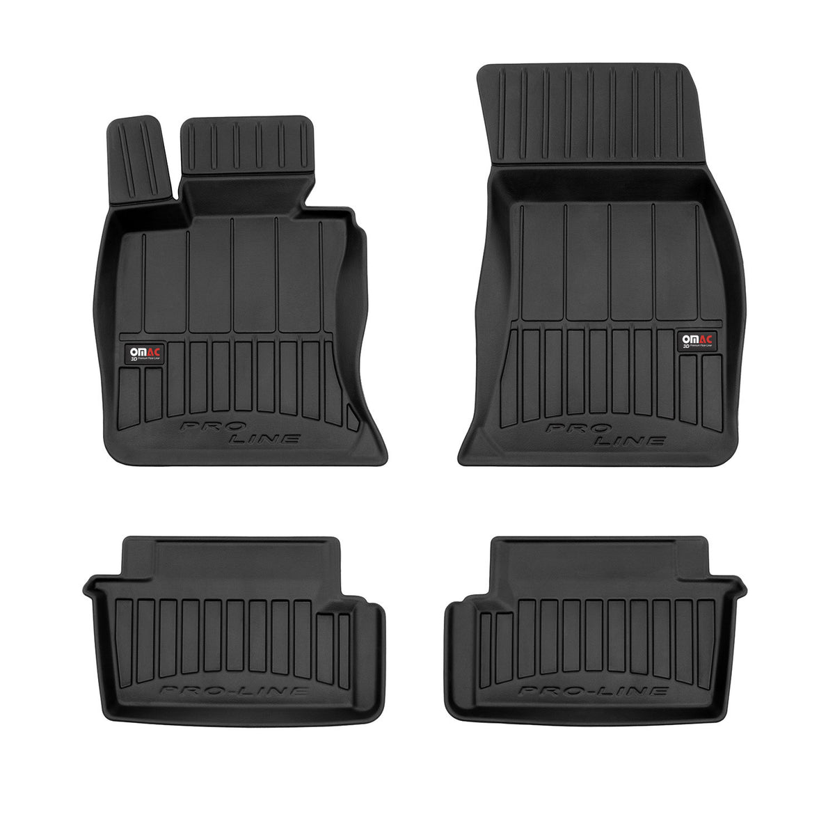 OMAC Premium Alfombrillas De Coche para BMW Serie 4 F33 Cabrio 2013-2020 Goma 4x