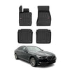 OMAC Premium Alfombrillas De Coche para BMW Serie 7 G12 Long 2015-2022 Goma 4x