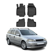 OMAC Premium Alfombrillas De Coche para Opel Astra G Caravan 1998-2009 Goma 4x