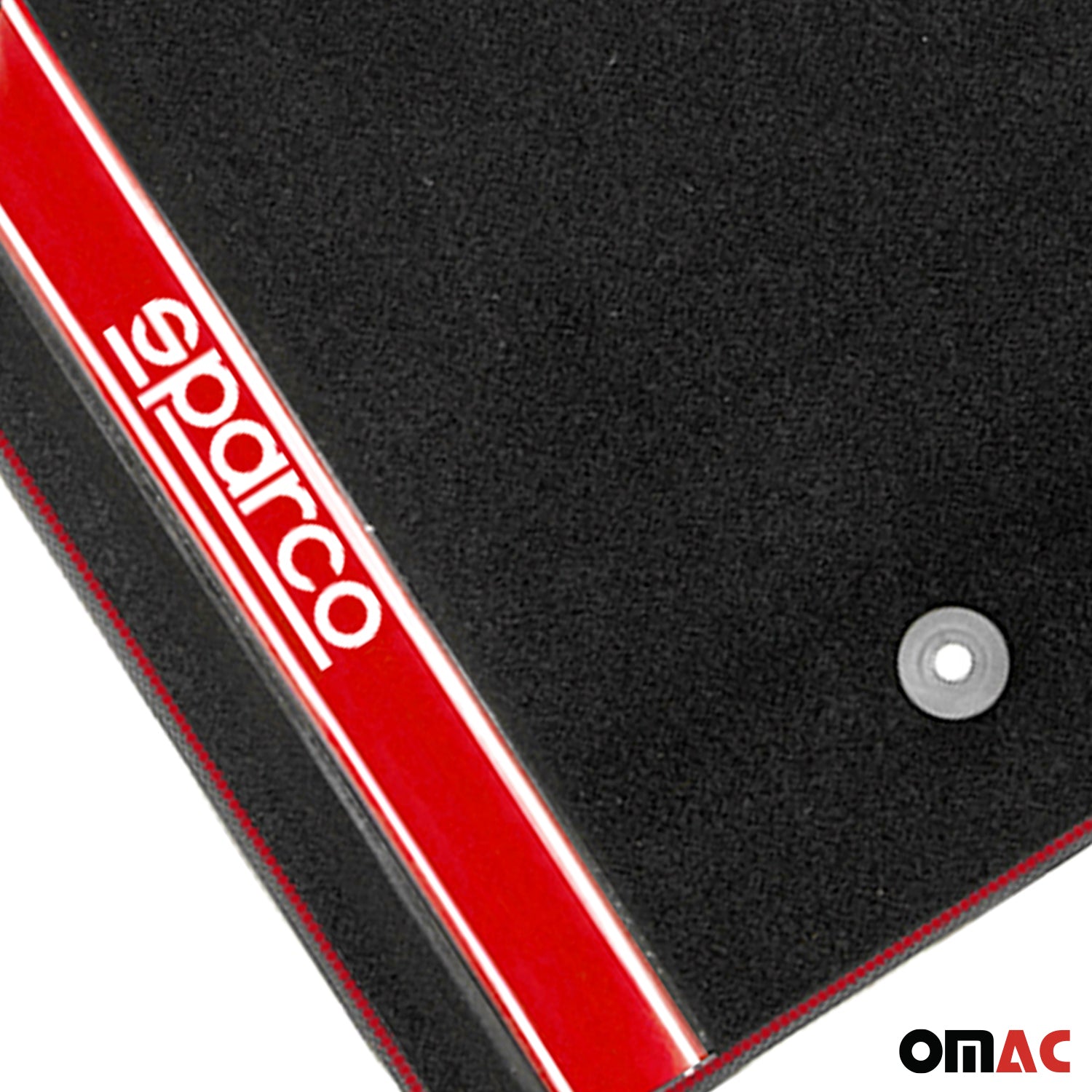 Sparco Alfombrillas De Coche Universal Rojo 4Pza