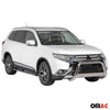 Bull Barra Frontal para Mitsubishi Outlander PHEV 2015-2018 Plata Acero 1Pza