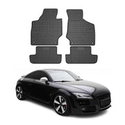 OMAC Alfombrillas De Coche para Audi TT 8J 2006-2014 Negro Goma 4Pza