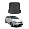 OMAC Premium Bandeja Maletero Alfombrilla para Seat Toledo 2013-2019 Negro TPE