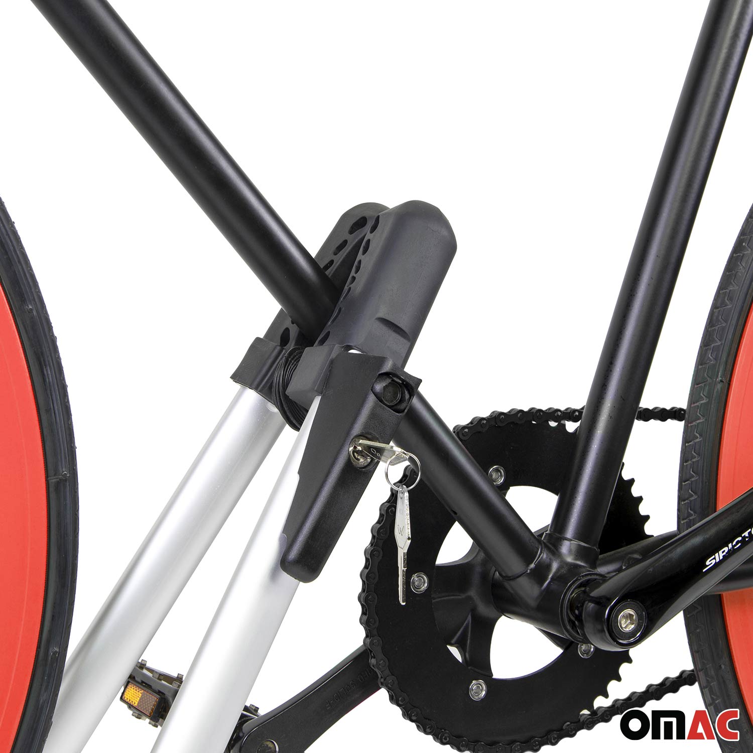 Portabicicletas de Techo para Bicicletas Universal Plata Acrílico