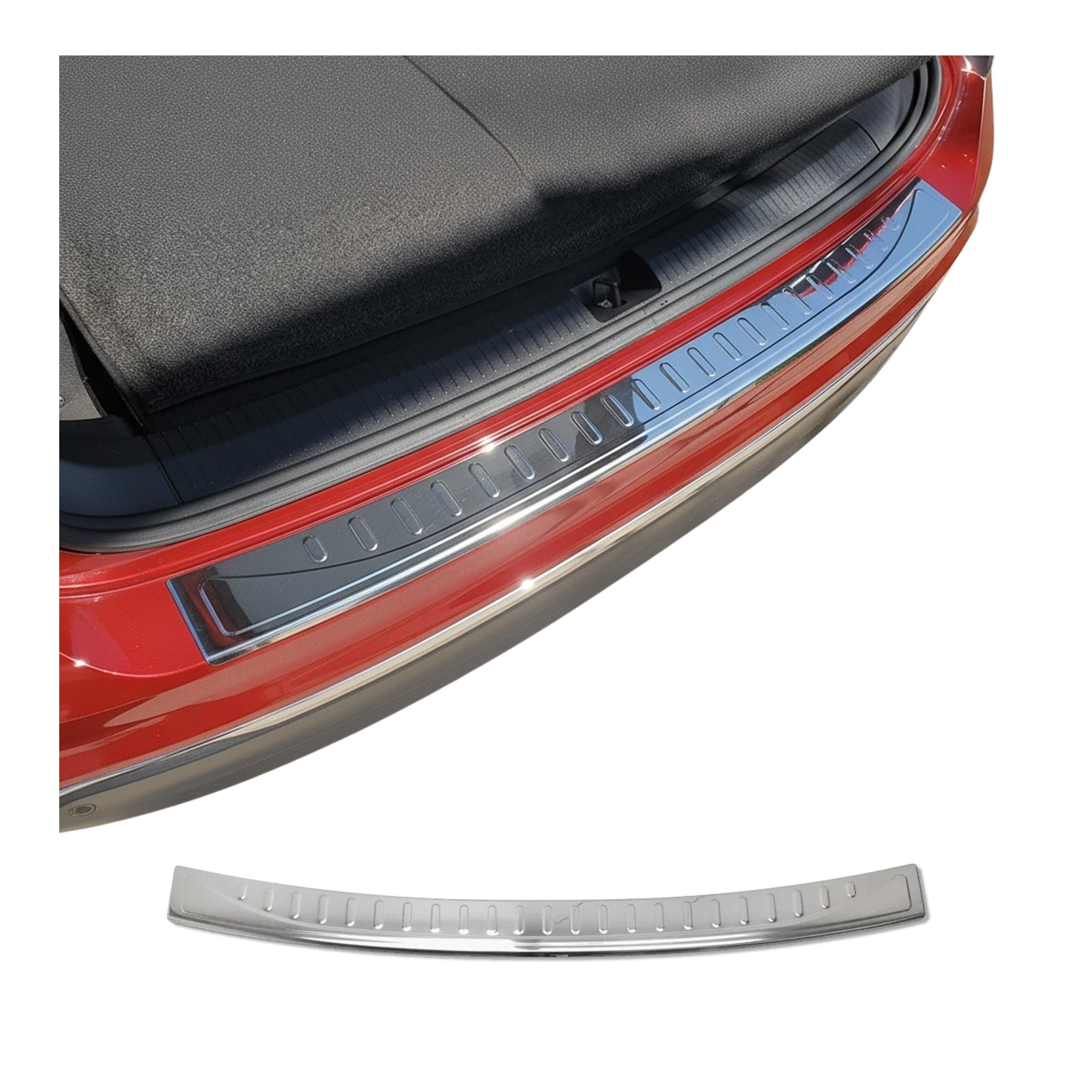 Protector Parachoques para VW Tiguan II / Allspace 2016-2024 Brillante Acero