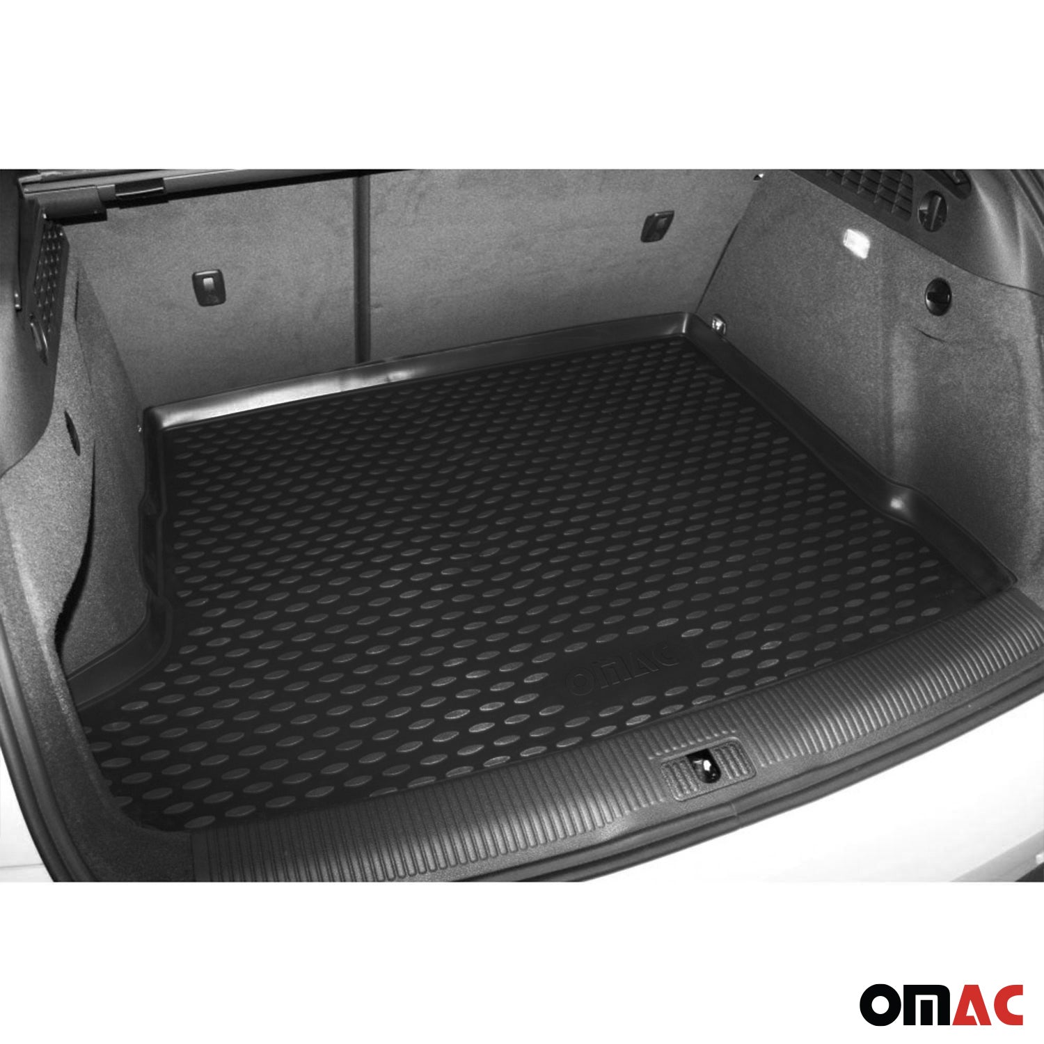 OMAC Bandeja Maletero Alfombrilla para Kia Sportage 2023-2026 Negro Goma TPE